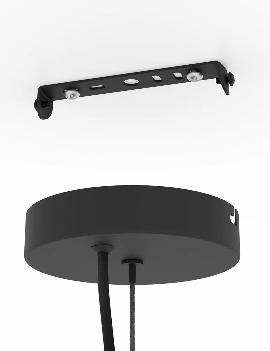 Eglo Gaetano 1 Hanglamp Ø53cm - Grijs/Wit