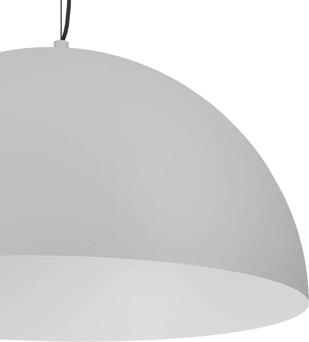 Eglo Gaetano 1 Hanglamp Ø53cm - Grijs/Wit