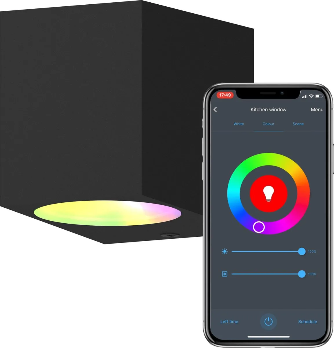 Calex Slimme LED Wandlamp Downlight 5cm