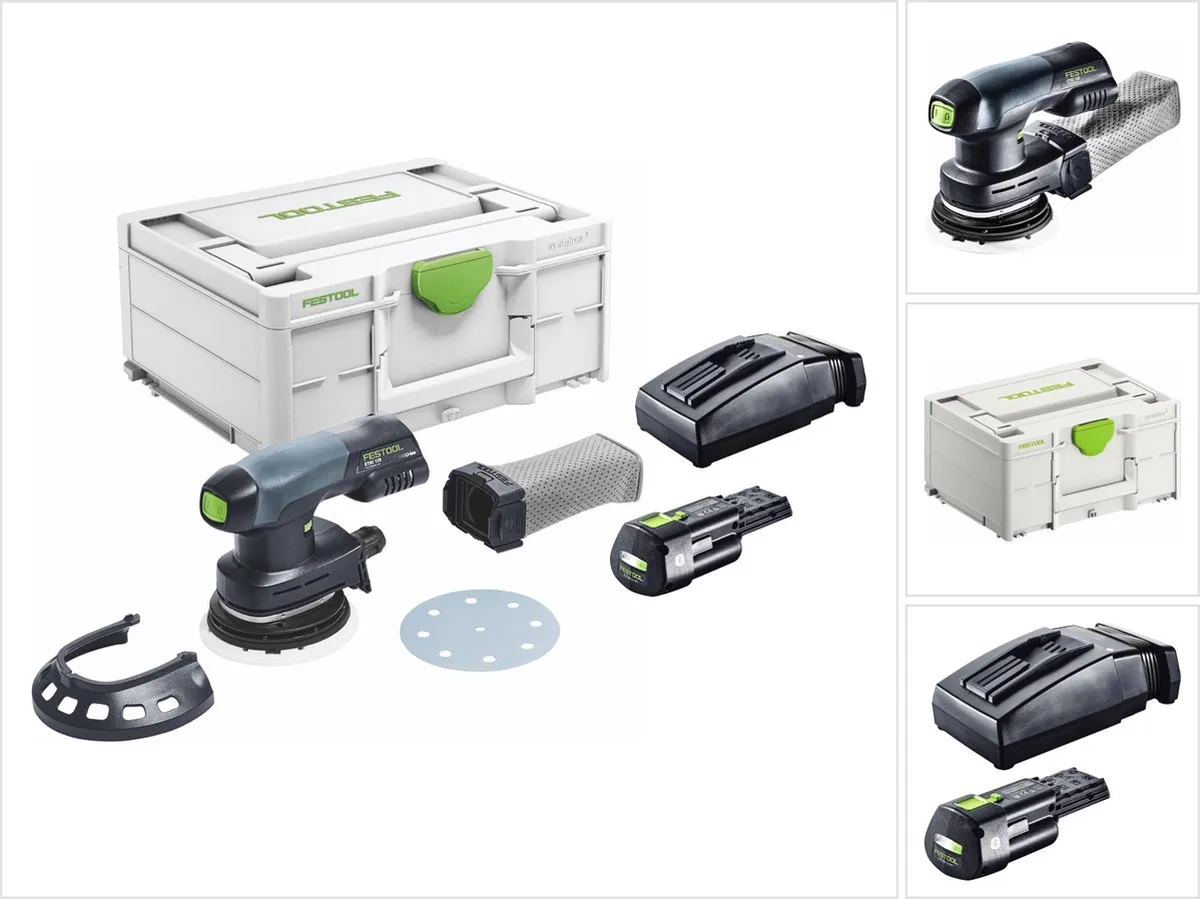 Festool ETSC 125-Basic Accu-Excentrische Schuurmachine 18V