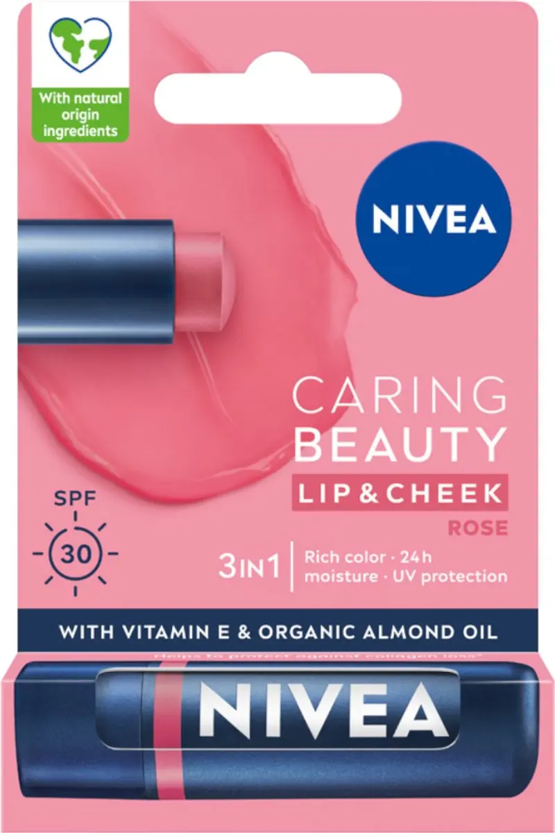 NIVEA Caring Beauty 3W1 Rose Pomade