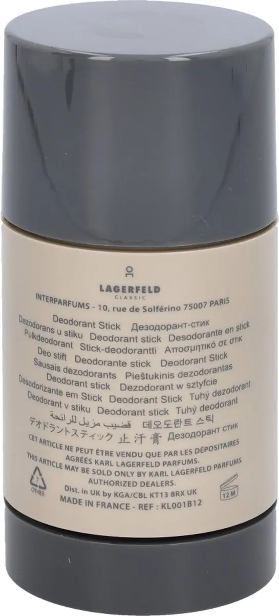 Karl Lagerfeld Classic Deodorant Stick 75ml