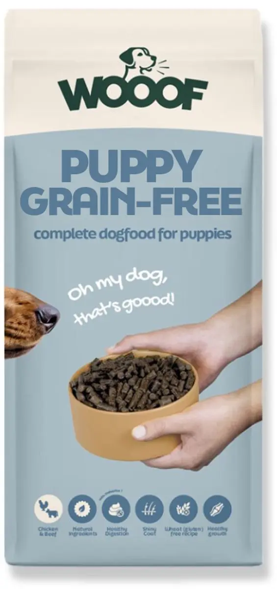 Wooof Puppy Graanvrij Hondenvoer 10kg