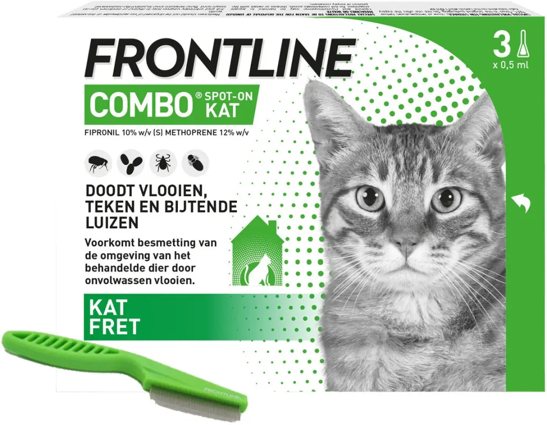 Frontline Combo Kat Pipetten 1.6ml