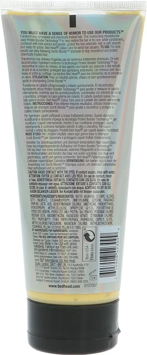 TIGI Bed Head Dumb Blonde Reconstructor 200ml