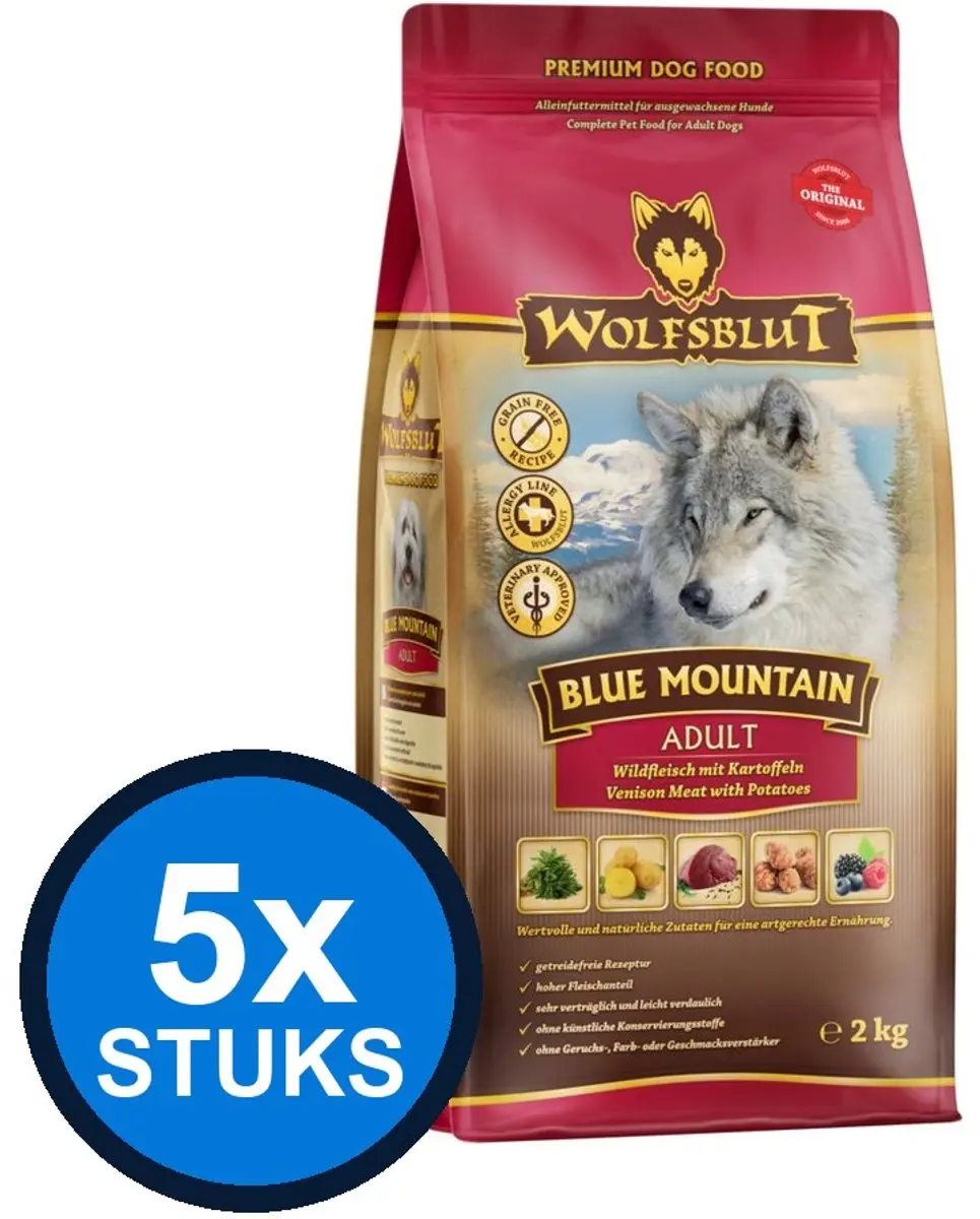 Wolfsblut Adult Blue Mountain Droogvoer Hondenvoer