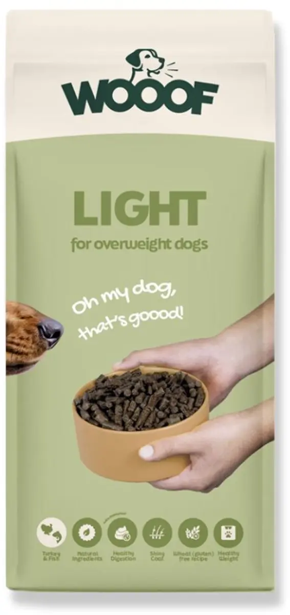 Wooof Light Hondenbrokken 18kg