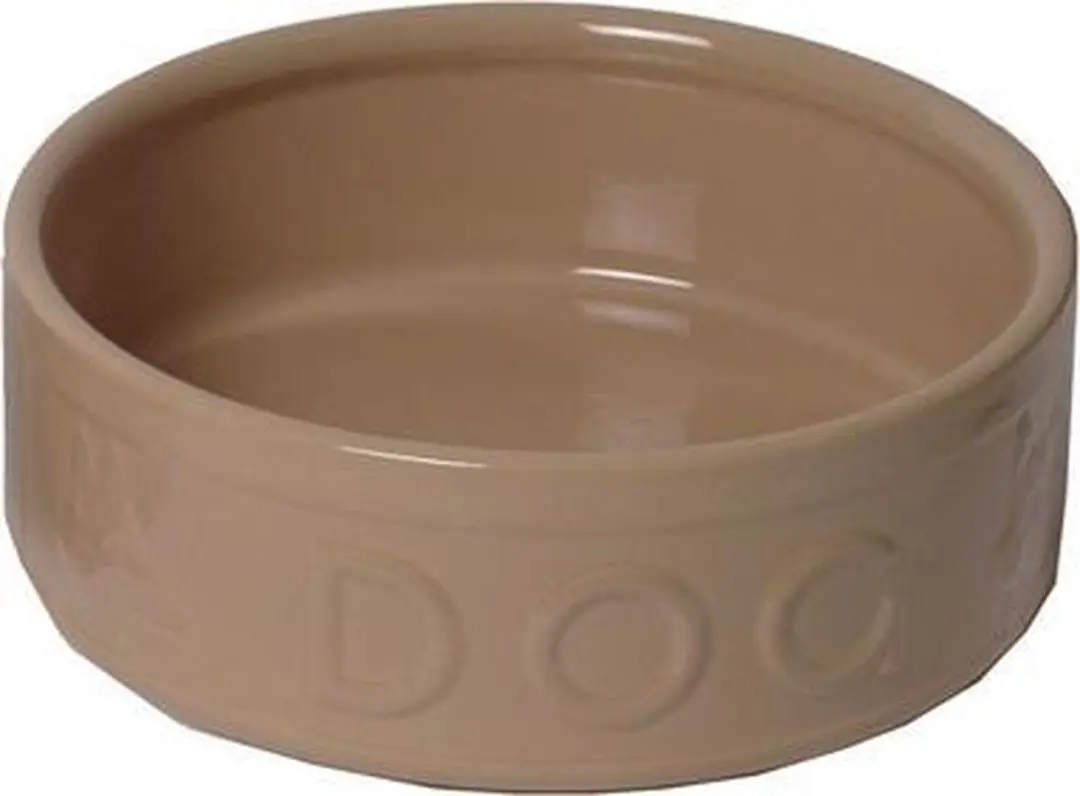 Mason Cash Stenen Voerbak Dog - Beige/Blauw