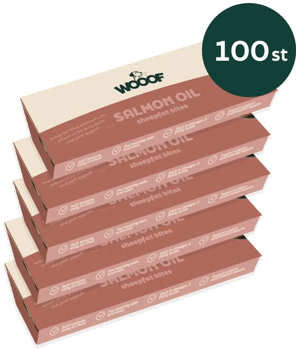 Wooof Schapenvet Bonbons met Zalmolie