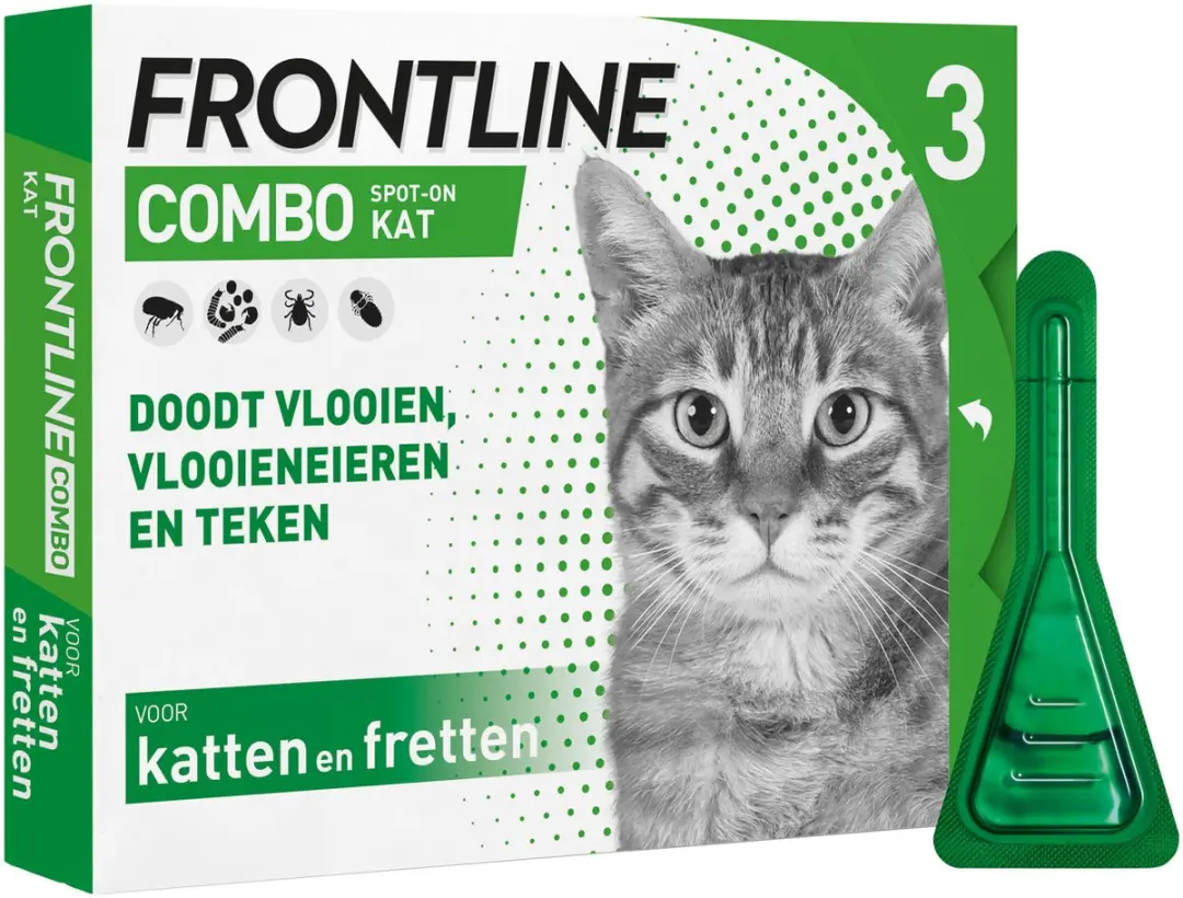 Frontline Combo Kat Pipetten - 6 Stuks 3ml