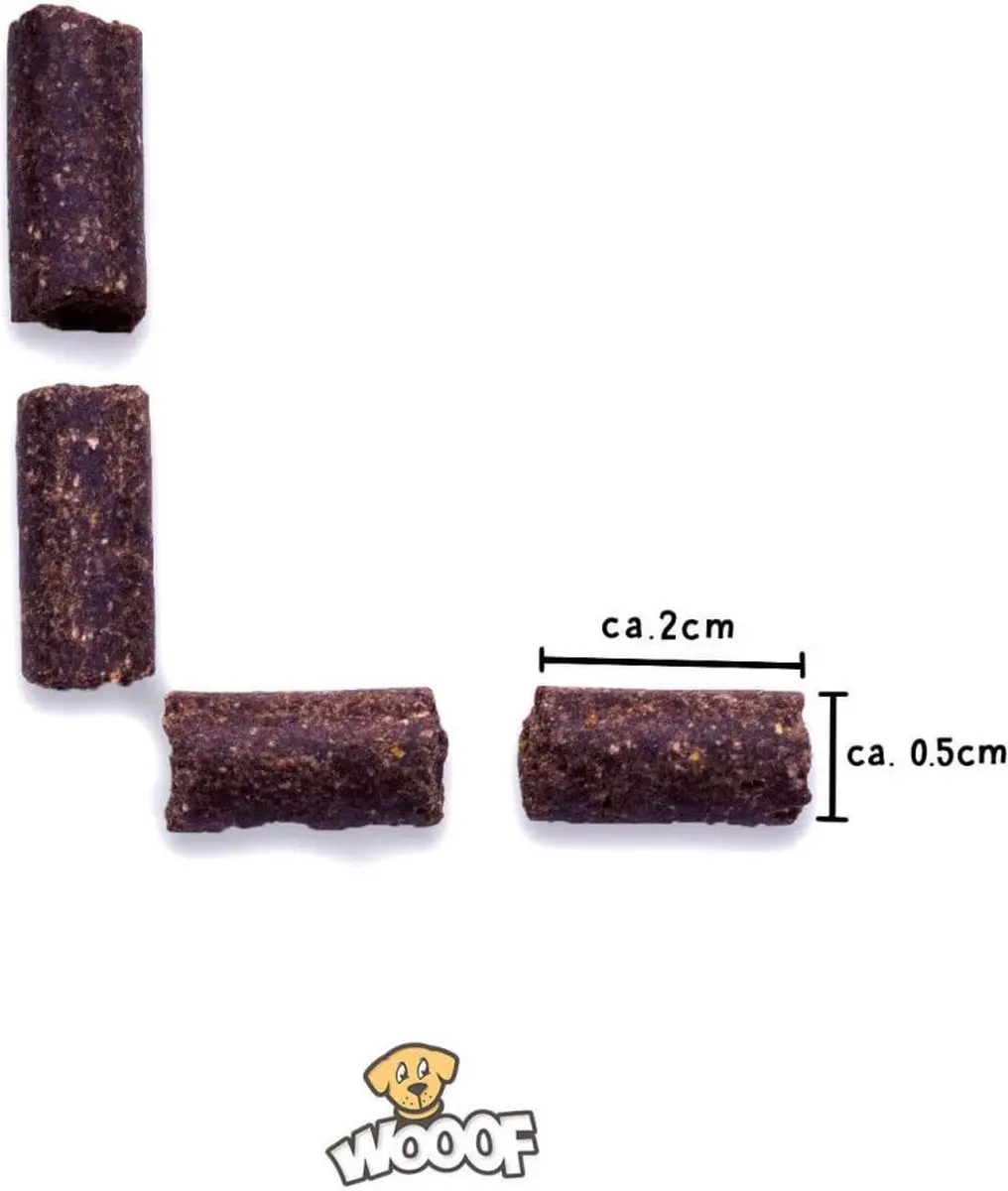 Wooof Zalm Geperste Hondenbrokken - Droogvoer 3kg