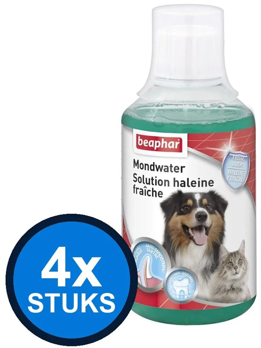 Beaphar Mondwater Hond & Kat 250ml