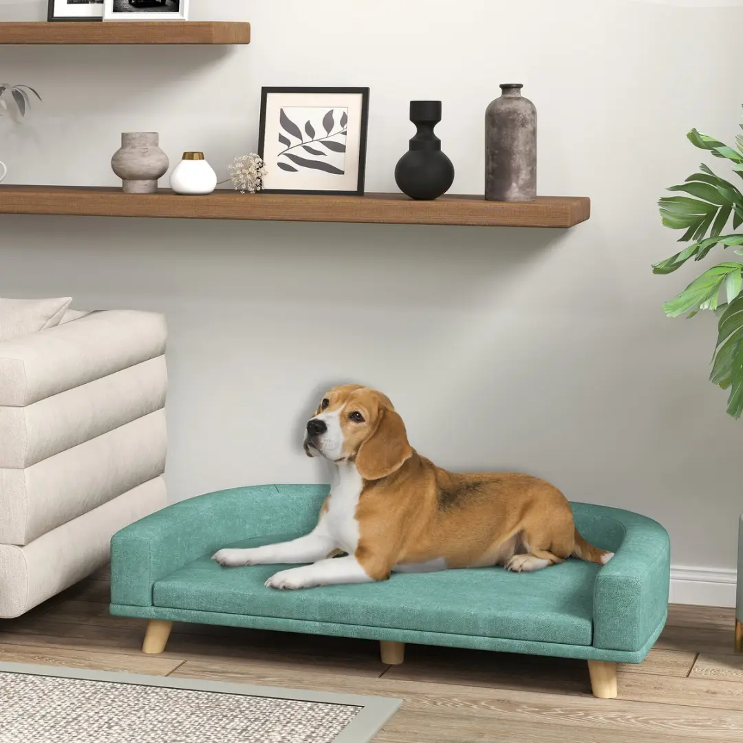 Pawhut Hondenmand - 98x67x25cm - Groen