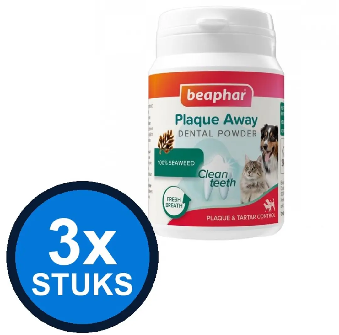 Beaphar Plaque Away Dental Powder 80g