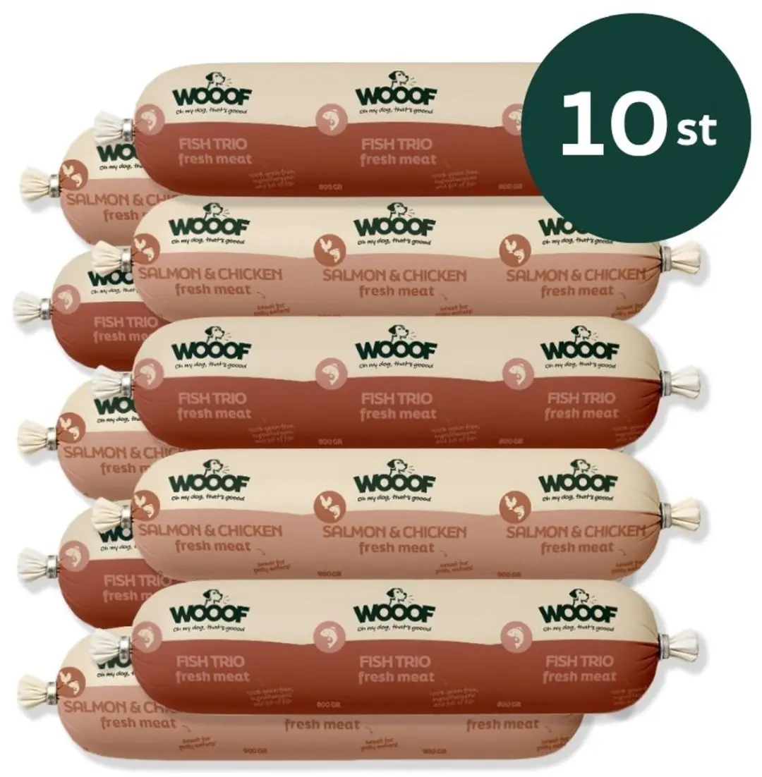 Wooof Visworst Pakket 10x800g