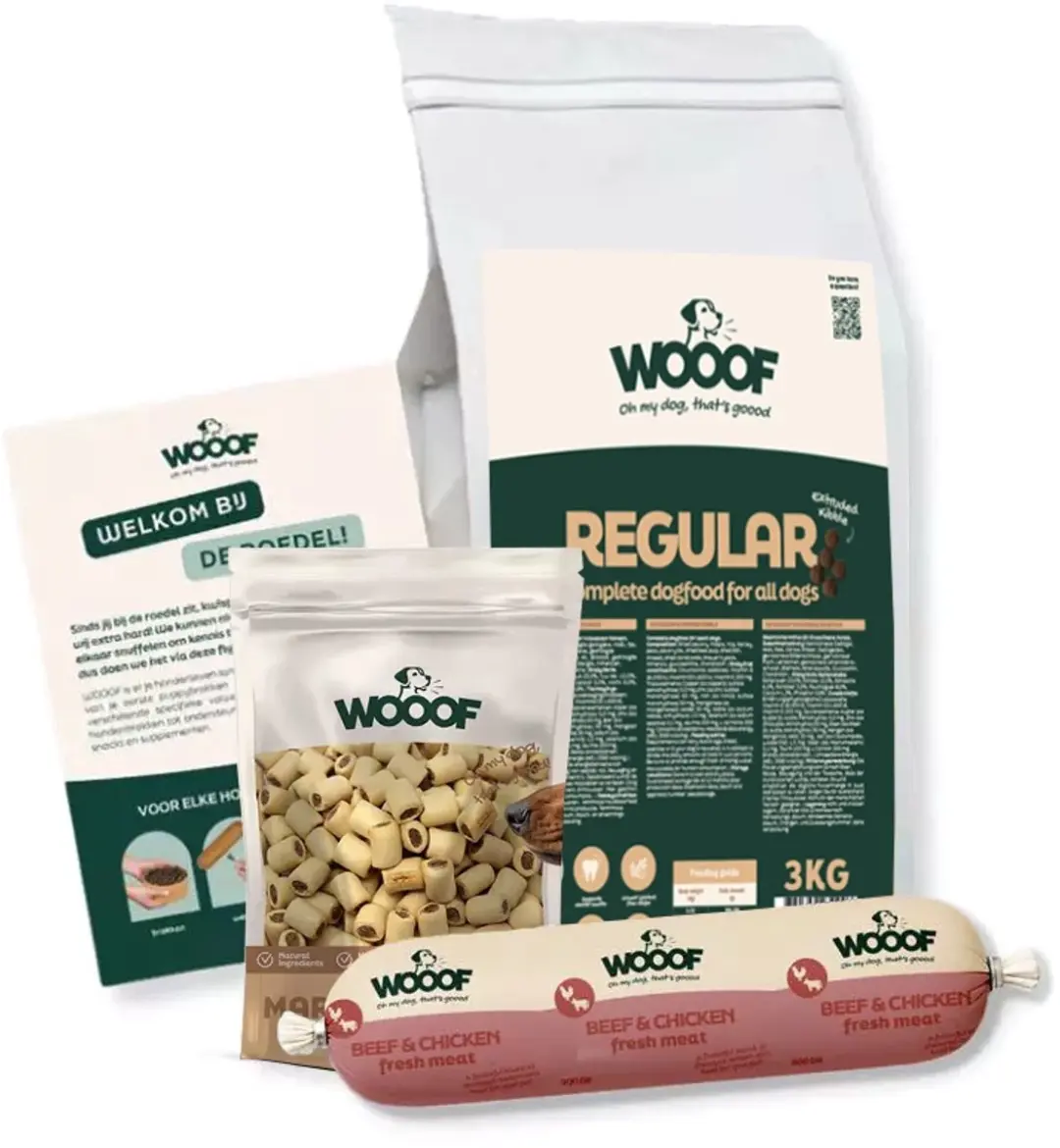 Wooof Regular Krokant Hondenbrokken