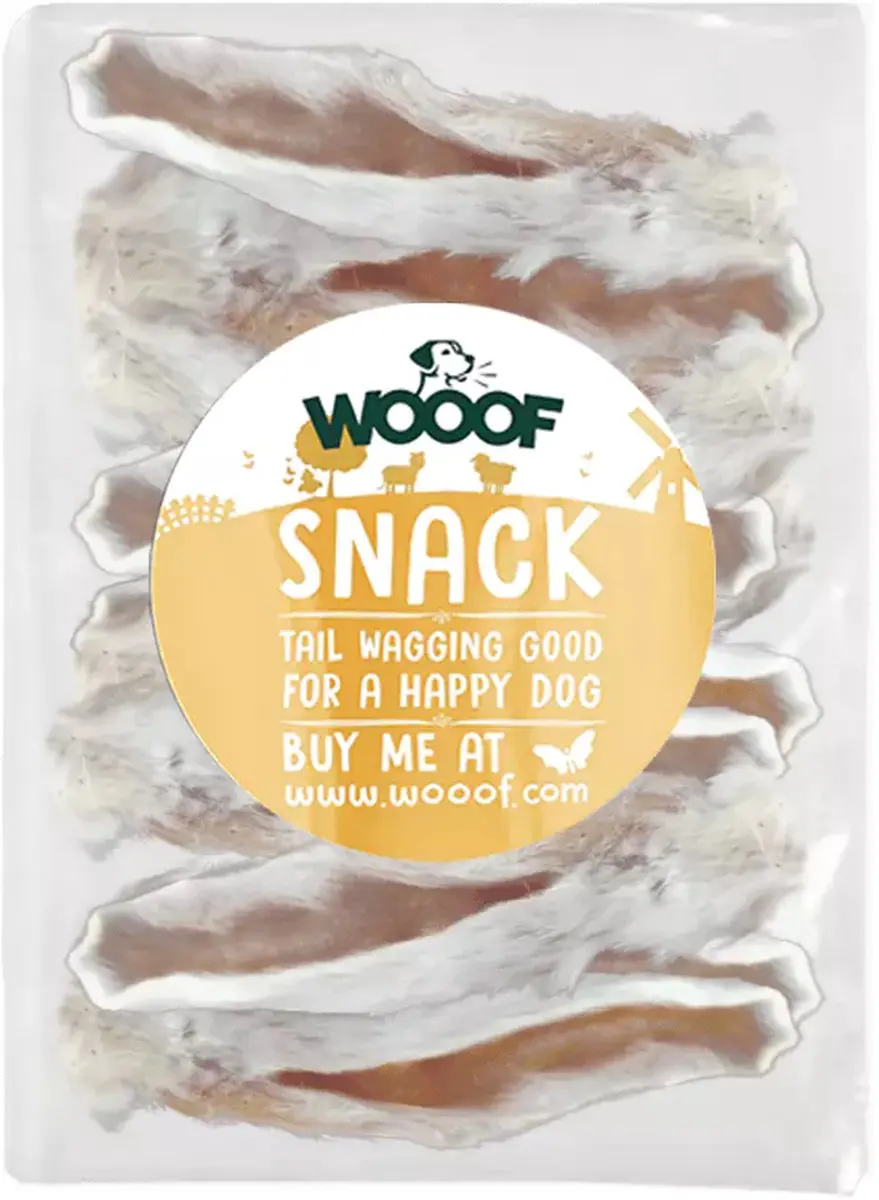 Wooof Konijnenoren Hondensnack 1kg