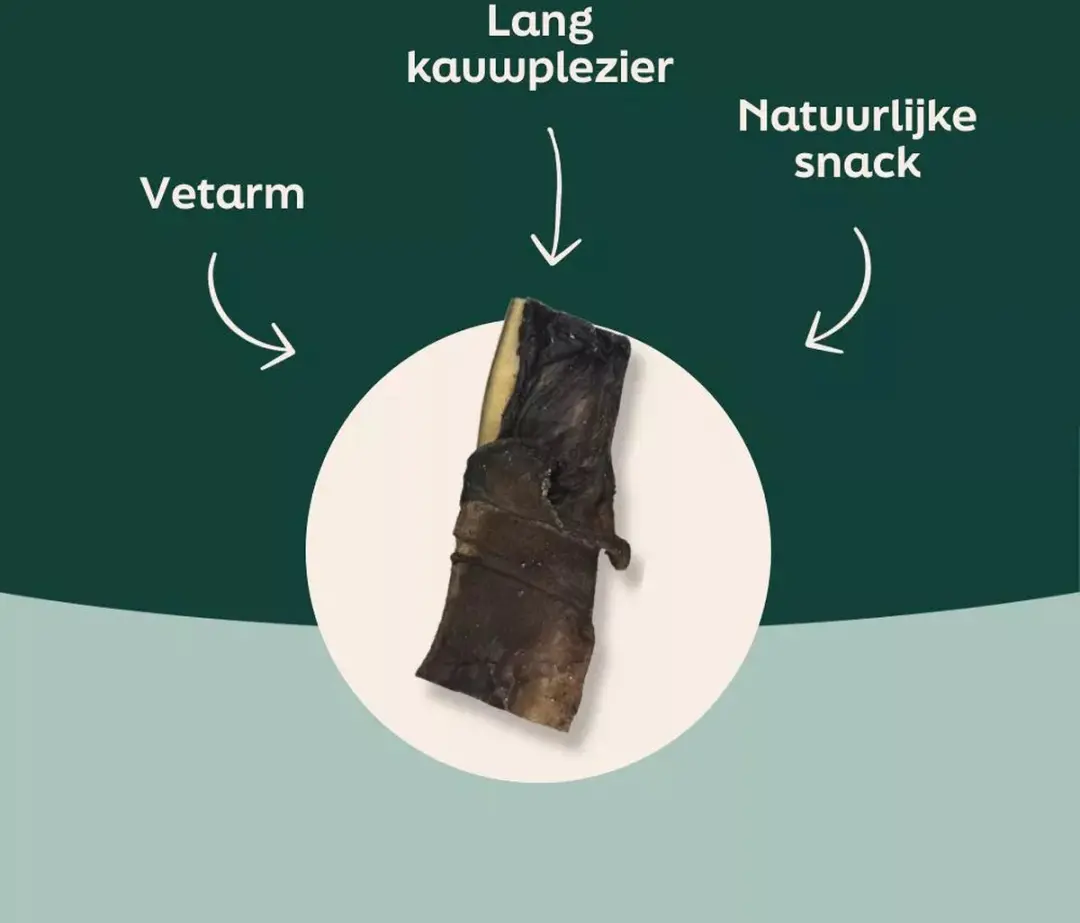 Wooof Runderkophuid Hondensnack - 1kg