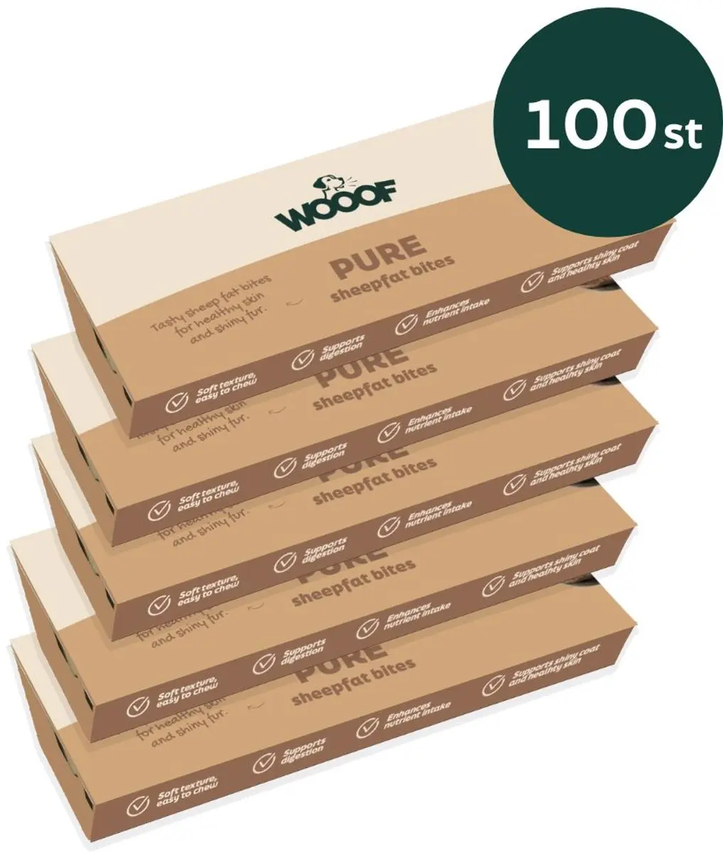 Wooof Schapenvet Bonbons Puur