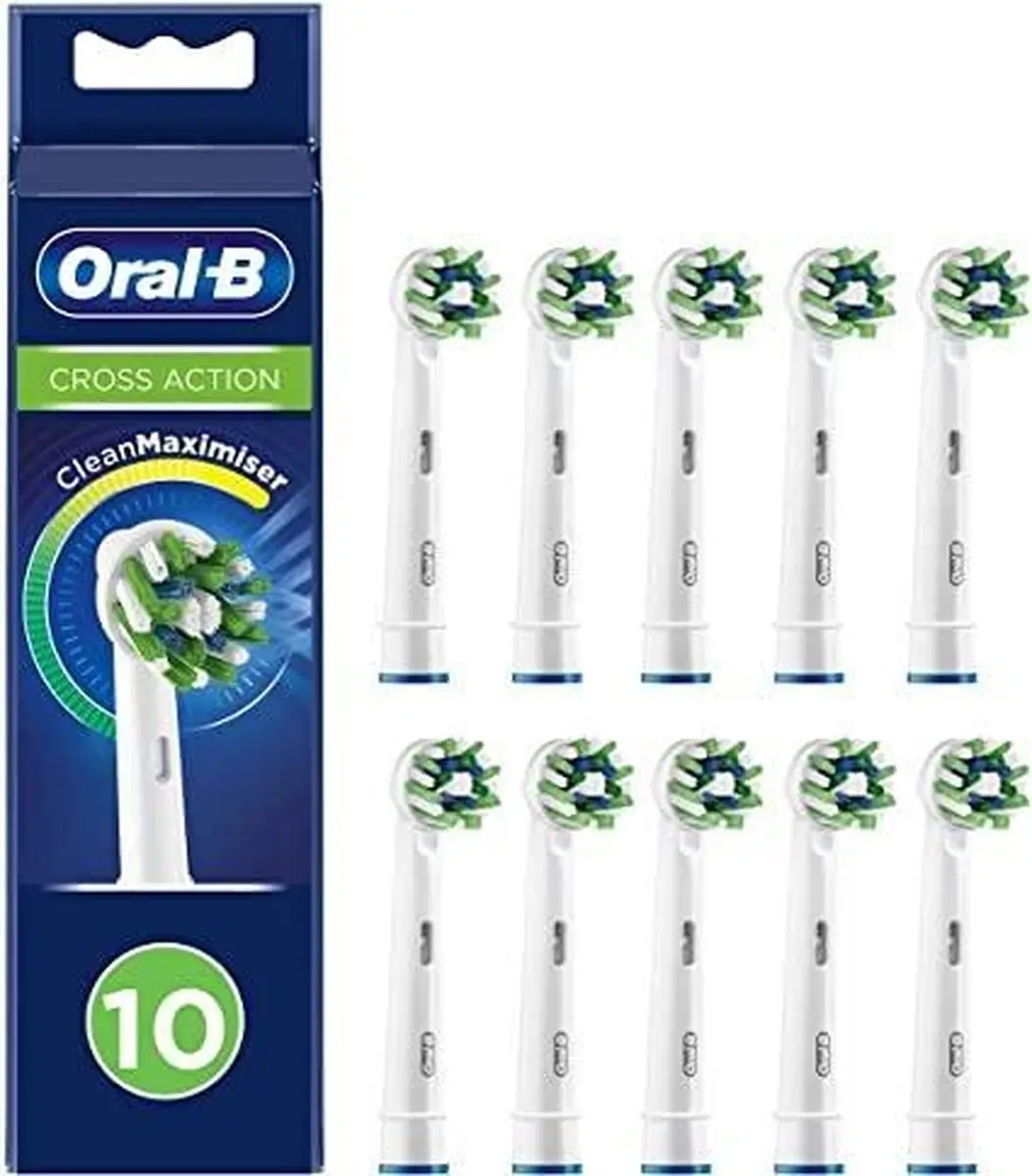 Oral-B Cross Action EB50 Tandenborstel - 10 Stuks - Wit