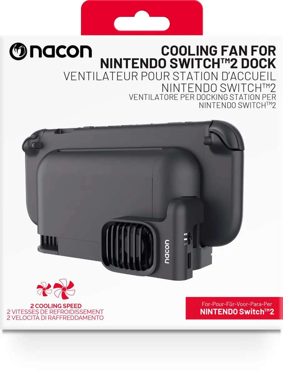 Nacon Switch 2 Koelventilator - Zwart