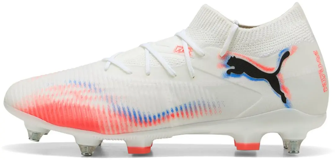 PUMA Future 8 Match Mxsg Voetbalschoenen 40 - Wit/Zwart/Rood
