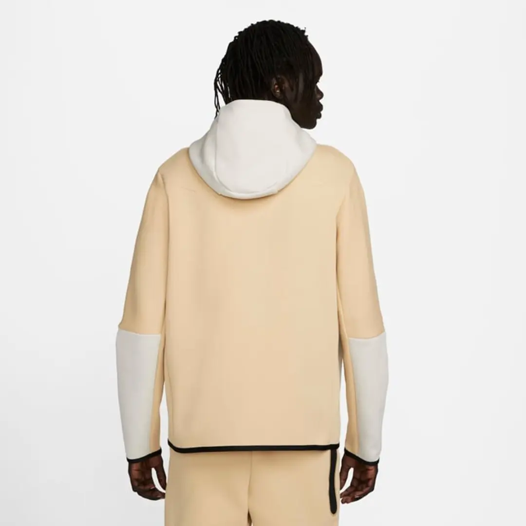 Nike Sportswear Tech Fleece Full-Zip Hoodie S - Sesame/Light Orewood Brown