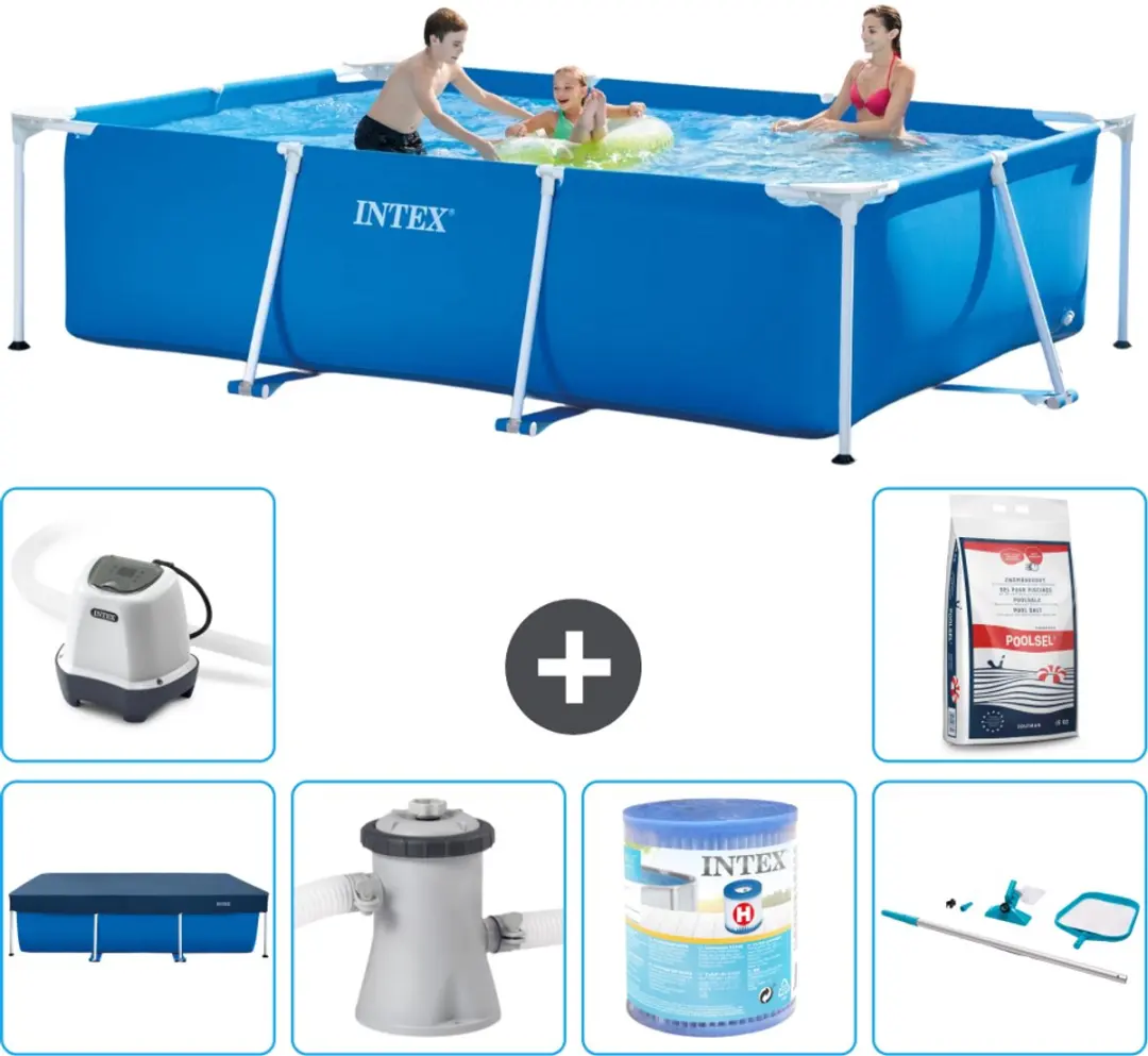 Intex Rechthoekig Frame Zwembad 300x200x75cm