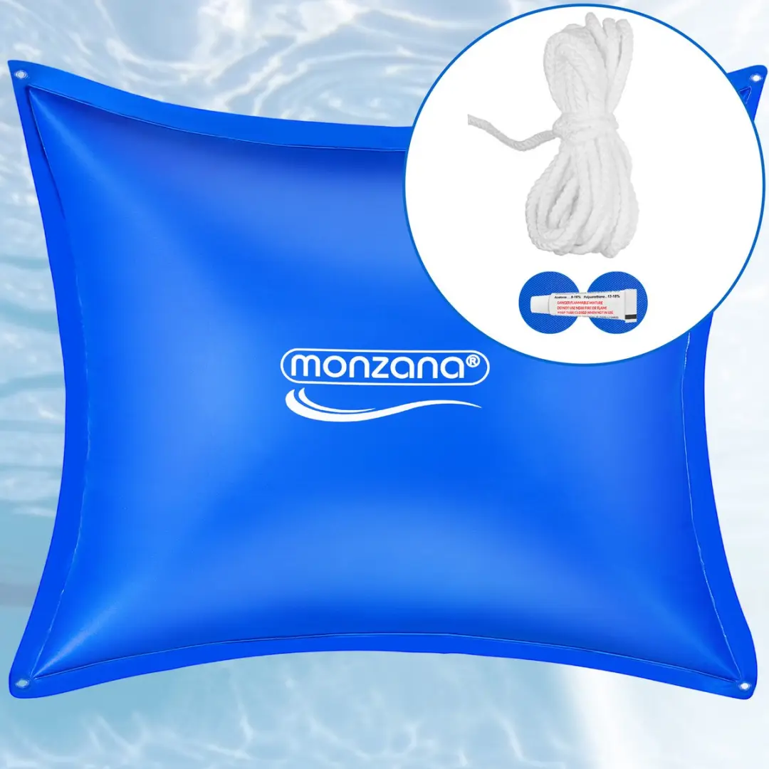 Monzana Zwembadkussen XXL - Chloorbestendig PVC - Blauw