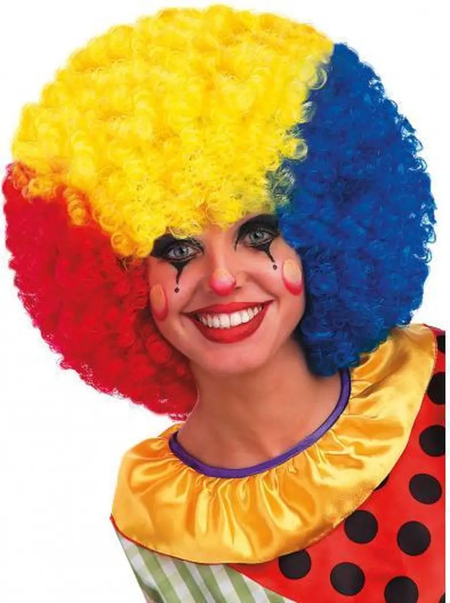 Carnival Toys Clownspruik Synthetisch