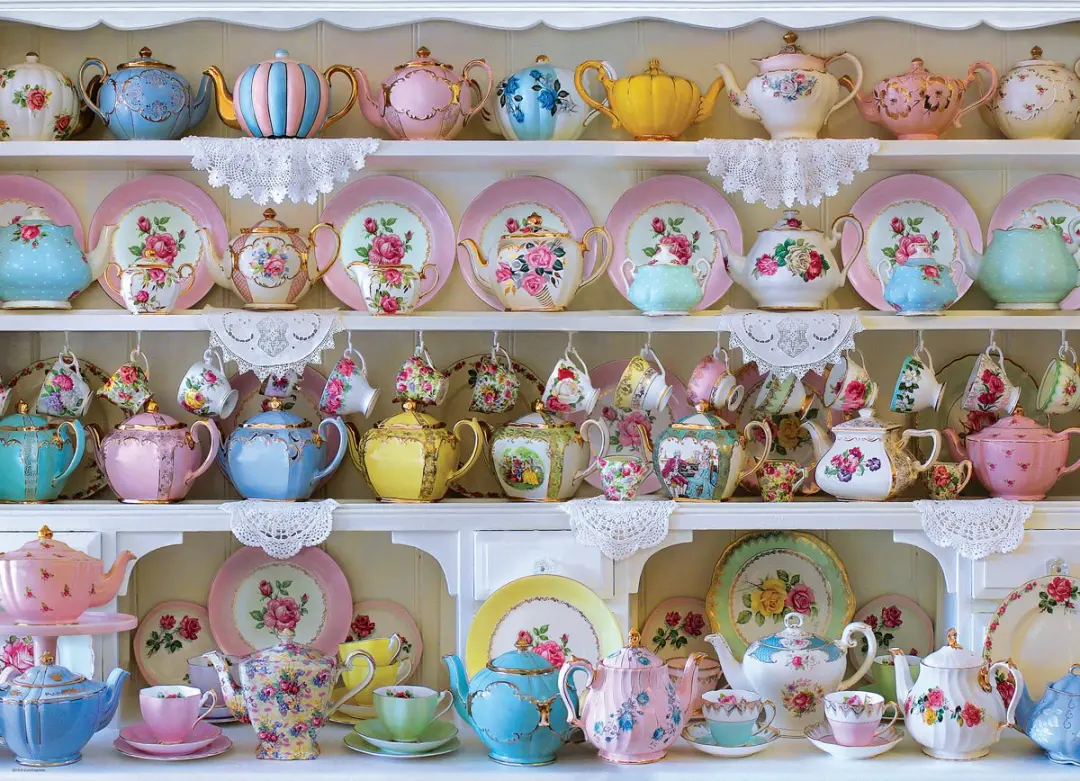 Eurographics Tea Hutch Puzzel 1000 Stuks - Meerkleurig