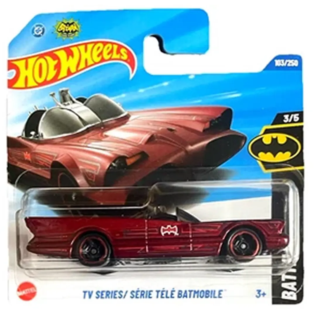 Hot Wheels Batman TV Series Tele Batmobile Metallic Red 1:64