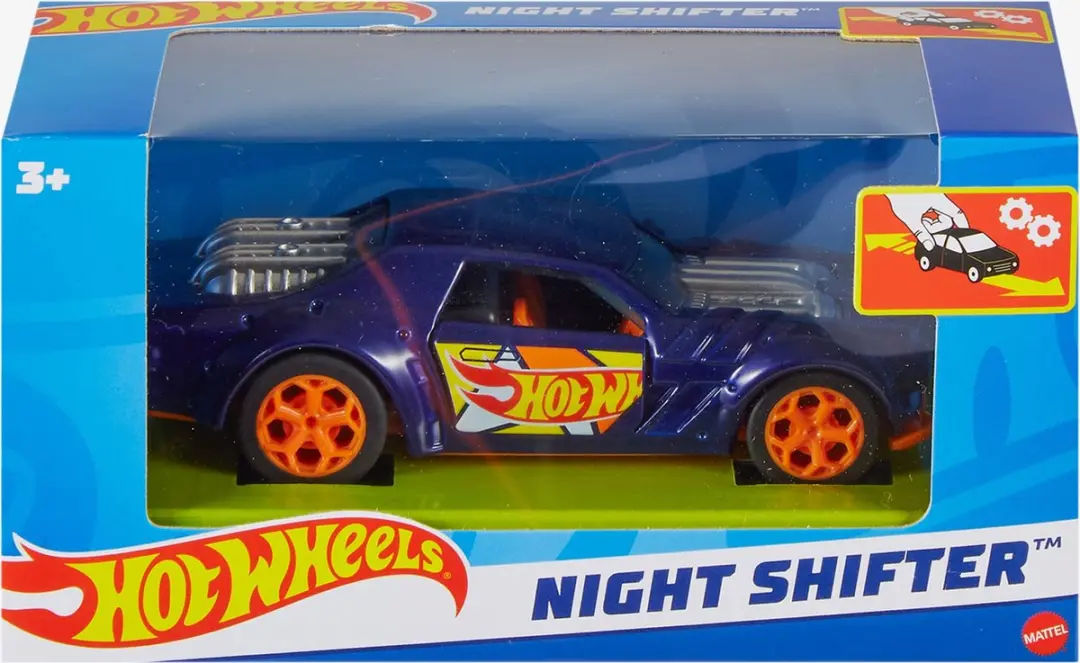 Hot Wheels 1:43 Pull Back Auto