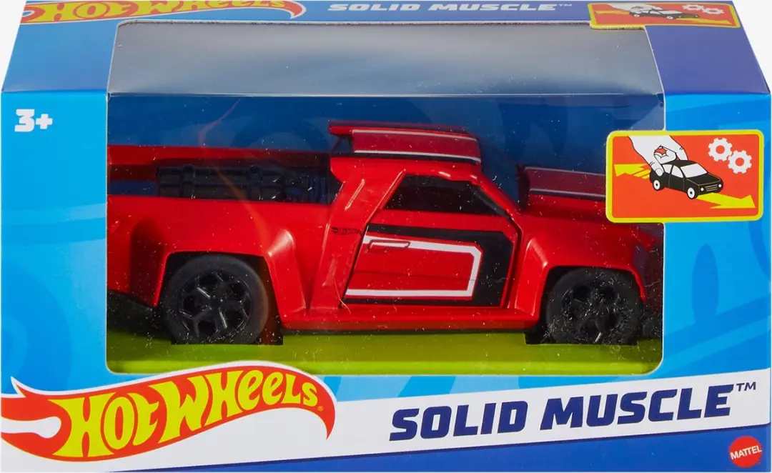 Hot Wheels 1:43 Pull Back Auto - Blauw