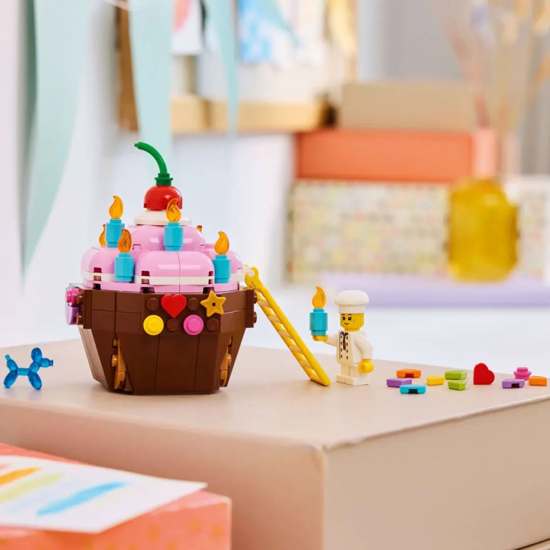 LEGO 40905 Verjaardagscupcake - 174 Stukken - Multi - afbeelding 6 van 6