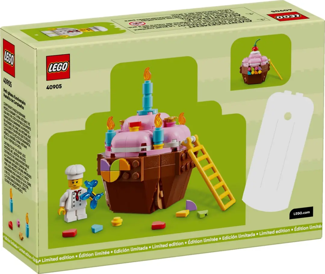 LEGO 40905 Verjaardagscupcake - 174 Stukken - Multi