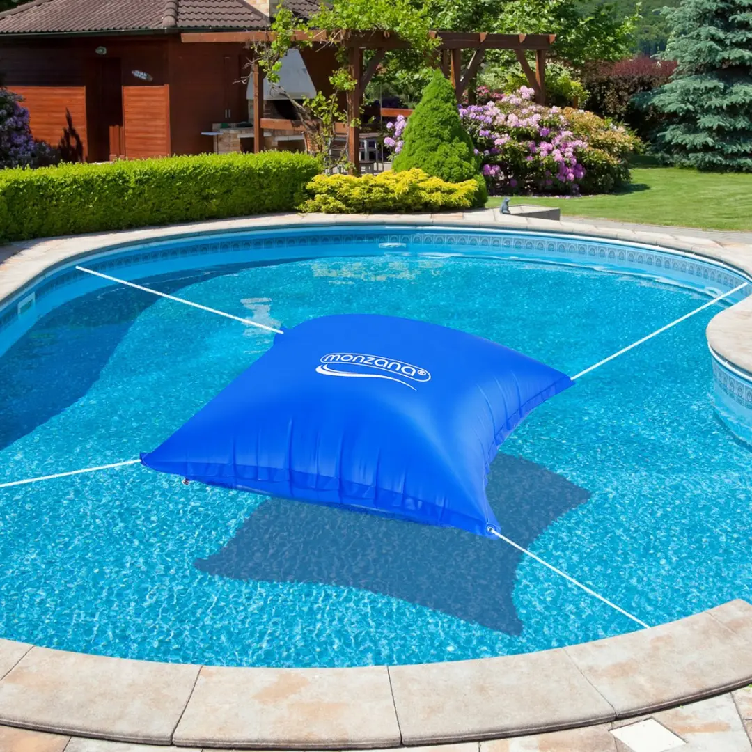 Monzana Zwembadkussen XL - Chloorbestendig PVC - Blauw