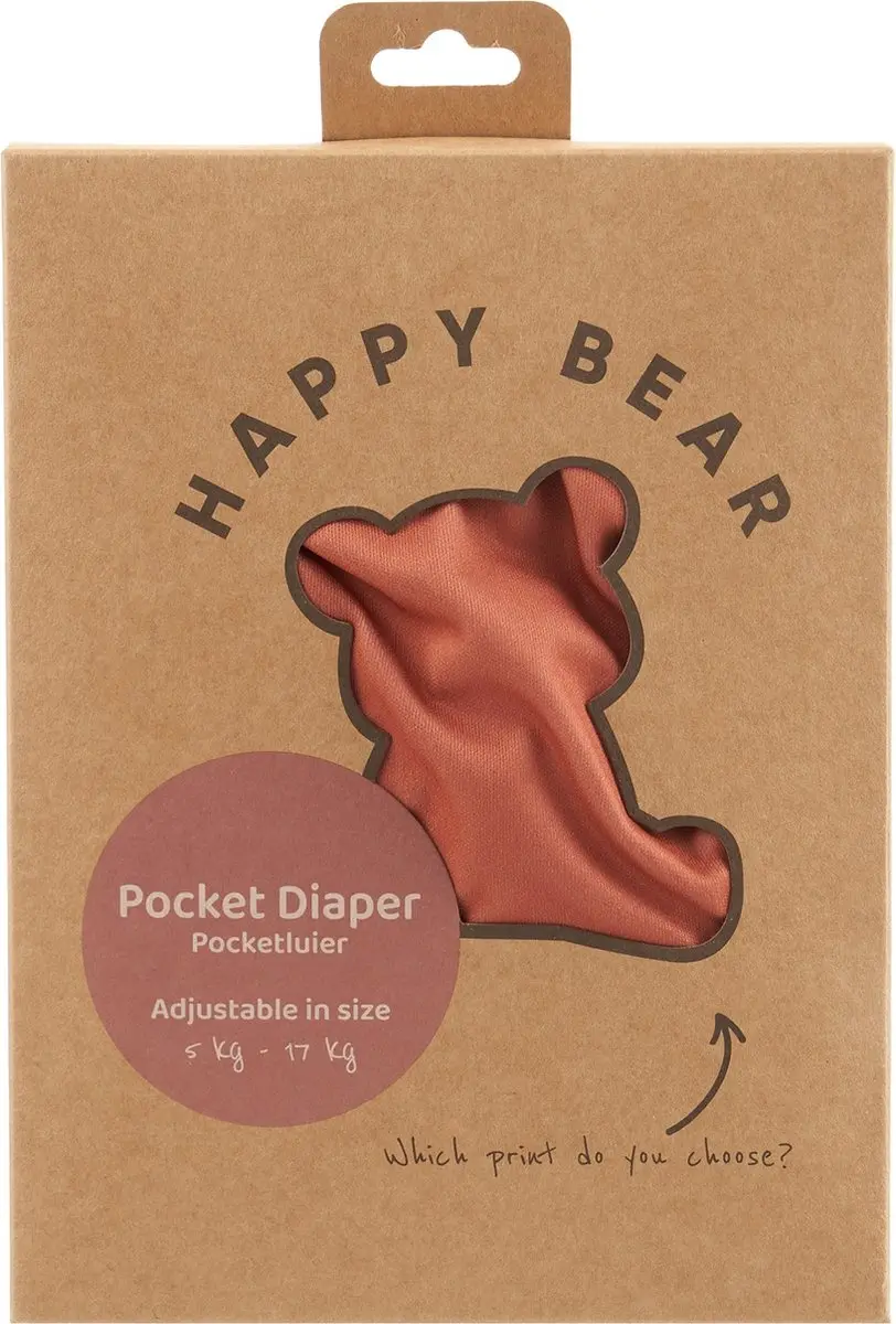 HappyBear Pocketluier Terra - Onesize 5-17kg