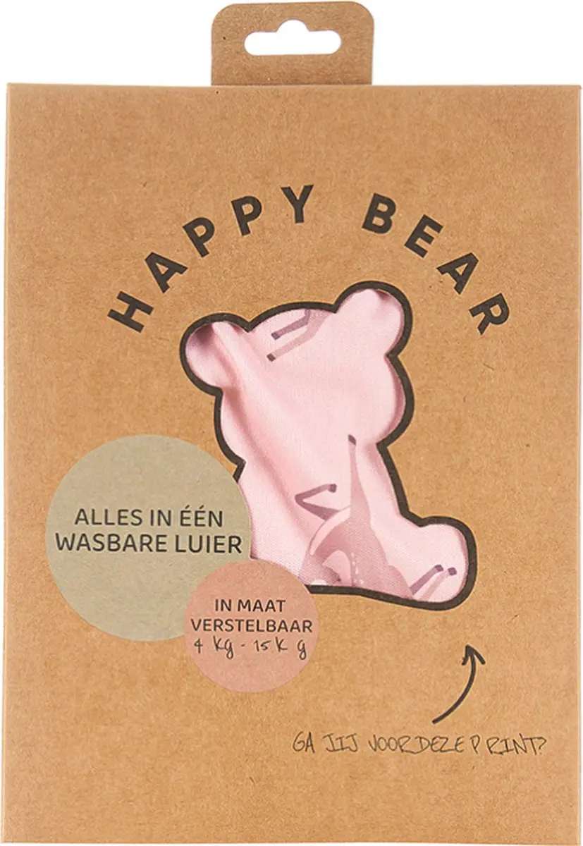 HappyBear All In One Oh Deer Luier One Size - 4-15kg