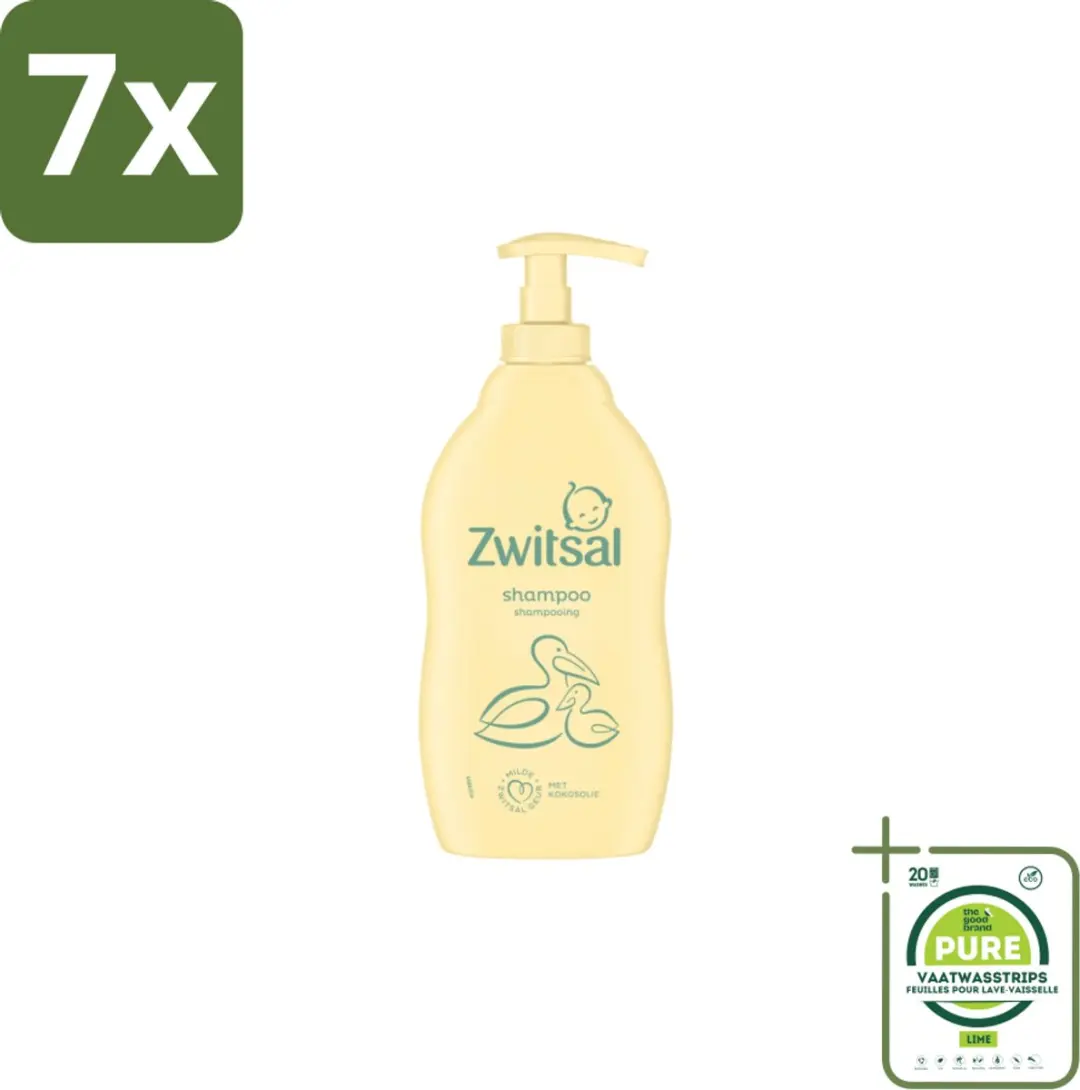 Zwitsal Babyshampoo 400ml - 7 Stuks