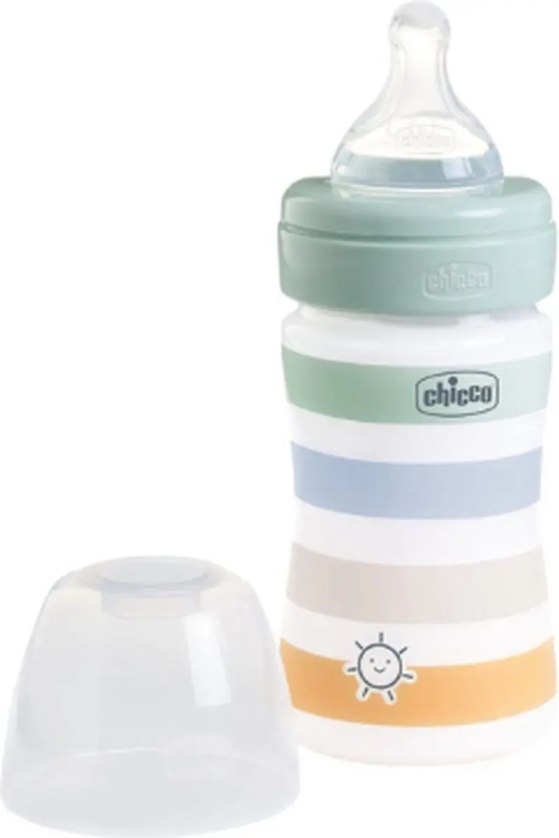 Chicco Siliconen Zuigfles 150ml - Groen