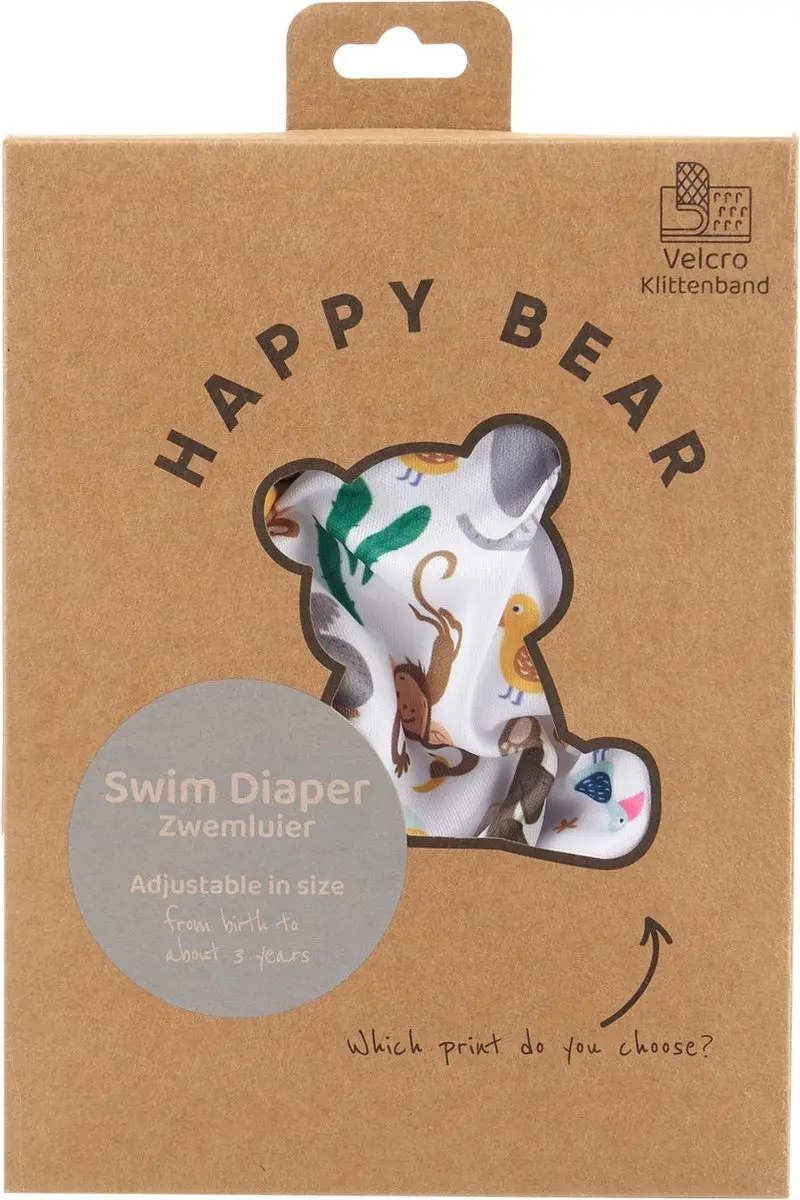 HappyBear Zwemluier Wild Animals - One Size