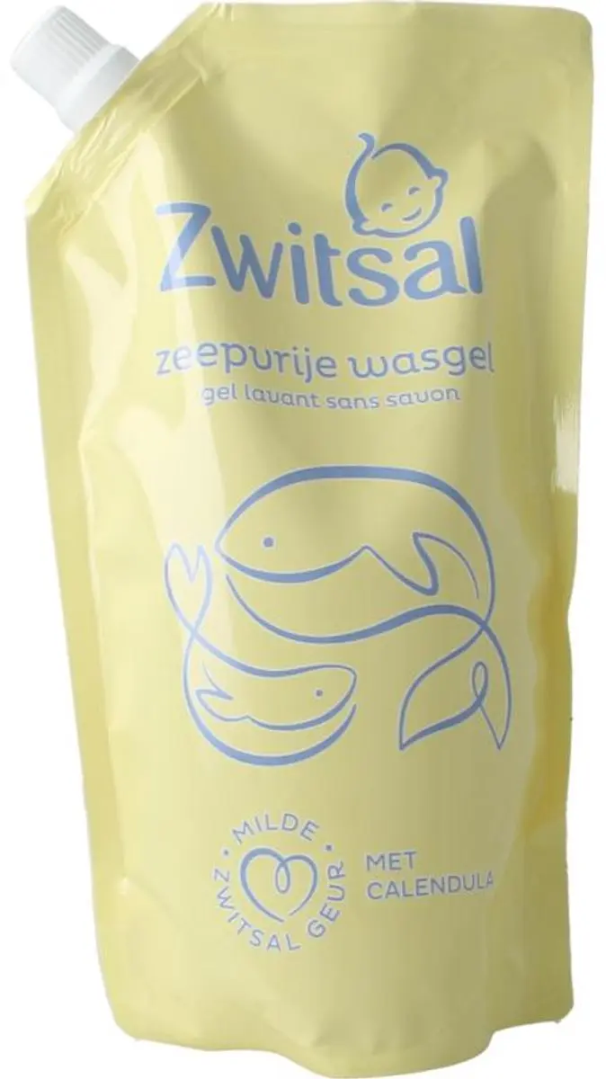 Zwitsal Zeepvrije Wasgel Navul 500ml