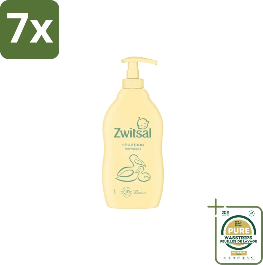 Zwitsal Baby Shampoo 400ml - 7 Stuks
