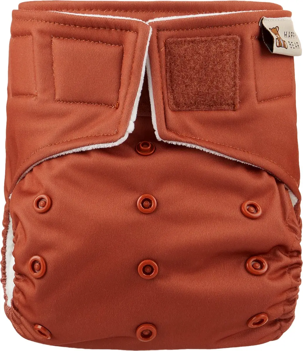 HappyBear All In One Wasbare Luier Terra One Size