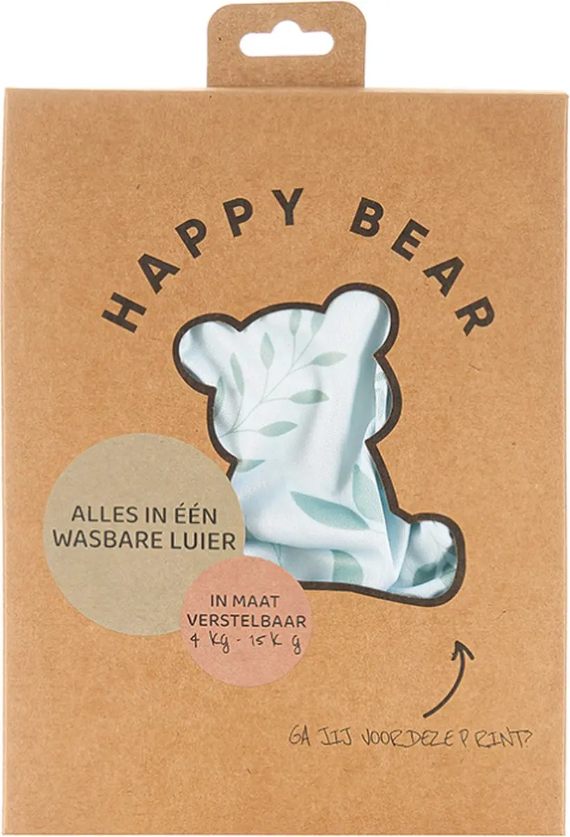 HappyBear All In One Luier One Size - 4-15kg