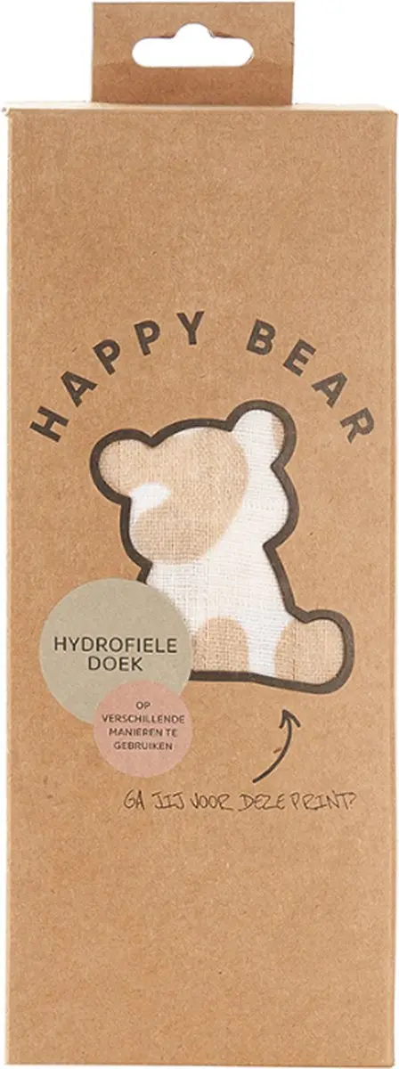 HappyBear Swaddle Hydrofiele Doek Roar - Extra Groot 120cm