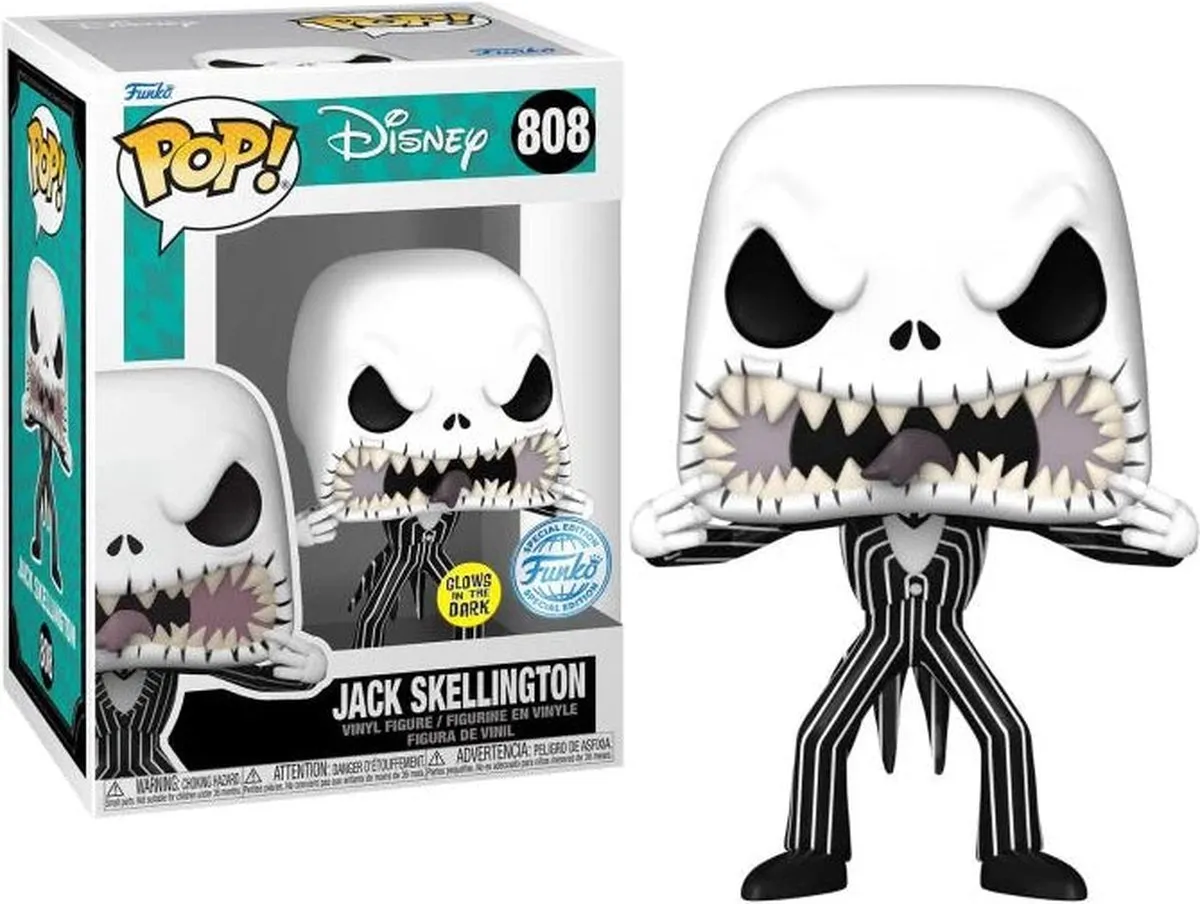 Funko Pop! Nightmare Before Christmas Jack GITD #808
