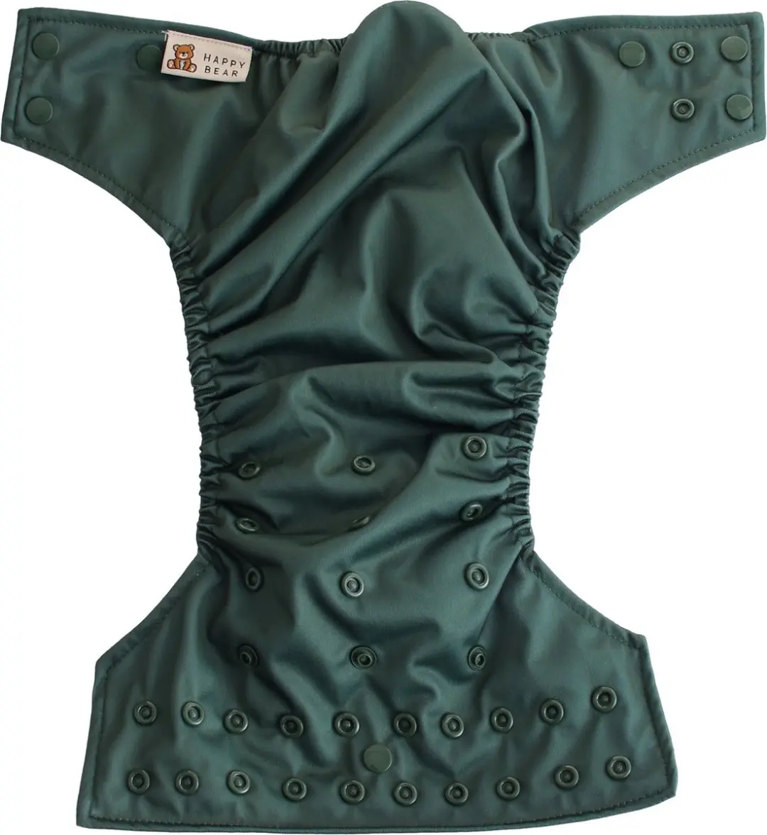 HappyBear Pocketluier One Size - 5kg t/m 17kg - Olive