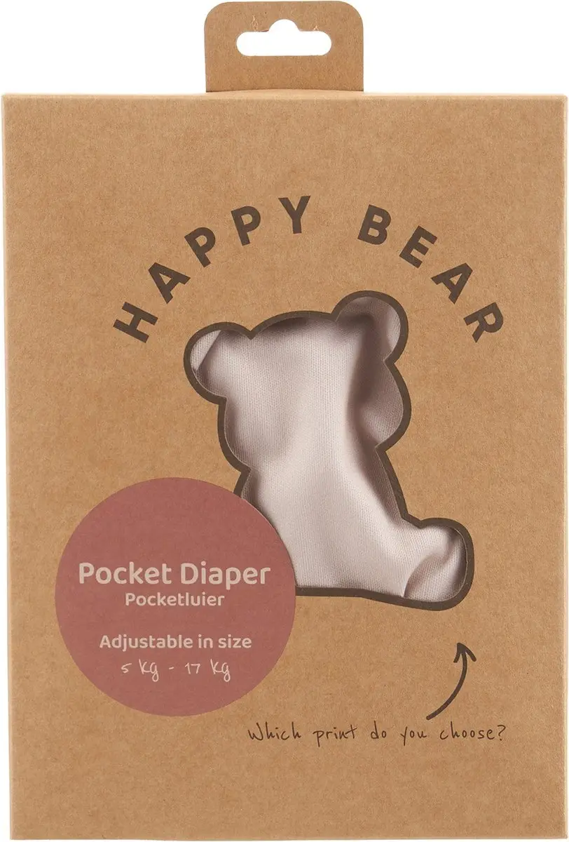 HappyBear Pocketluier Onesize - 5kg t/m 17kg